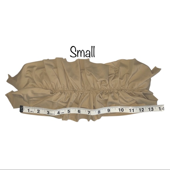 “Gia” Ruched Bandeau Bikini Set (Two Piece Bathing Suit) — Size Small or Medium - Picture 9 of 15